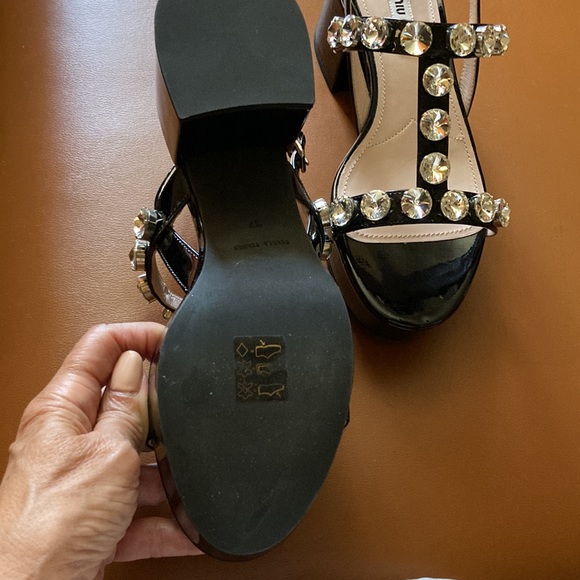 MIU MIU platform sandals - Picture 4 of 13